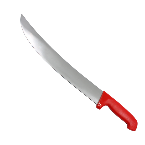 Cuchillo Profesional Acero Inoxidable Curvo Carnicero