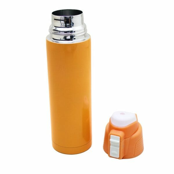 Termo Botella De Acero Inoxidable Naranja 500 Ml