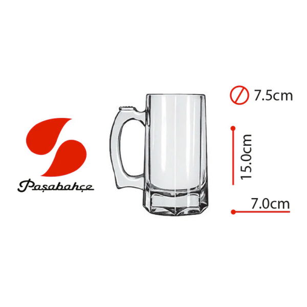 Tarros Cerveceros Vidrio Grueso 350 Ml 12 Oz Cerveza - Image 2