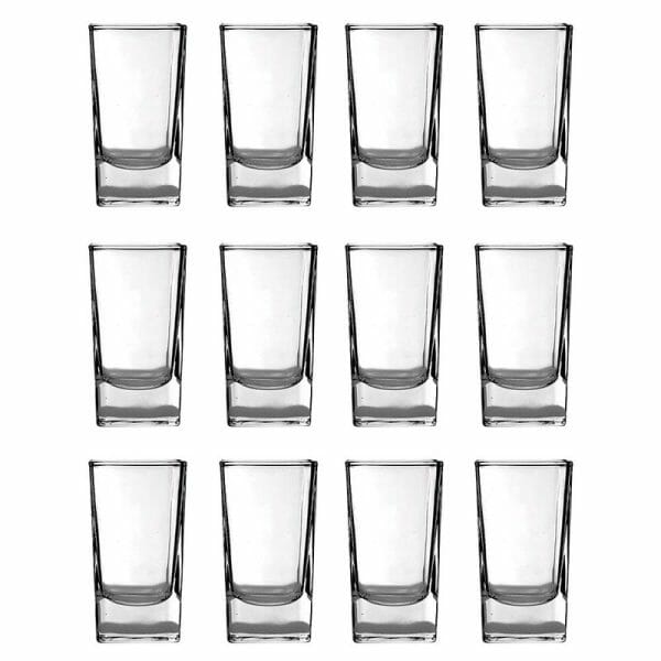 Vasos Licor Tequileros Vidrio Shot 2.7 Oz 80 Ml Viva - 24 Pzas