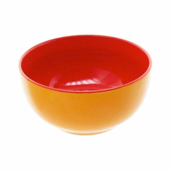 Tazones Bowl Tazon De Cerámica Bicolor 800 Ml - 4 Pzas
