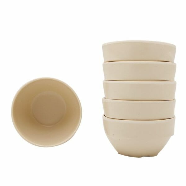 Tazónes De Melamina Beige Para Consomes - 24 Pzas