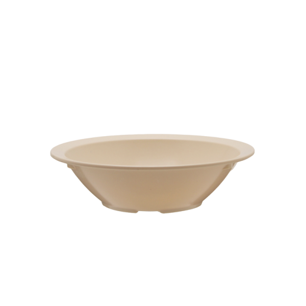 Tazón Consomé Compota 10 Cm Melamina Beige 400 Ml - 24 Pzas