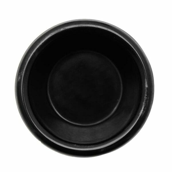 Conjunto de 12 ramekines de melamina negros