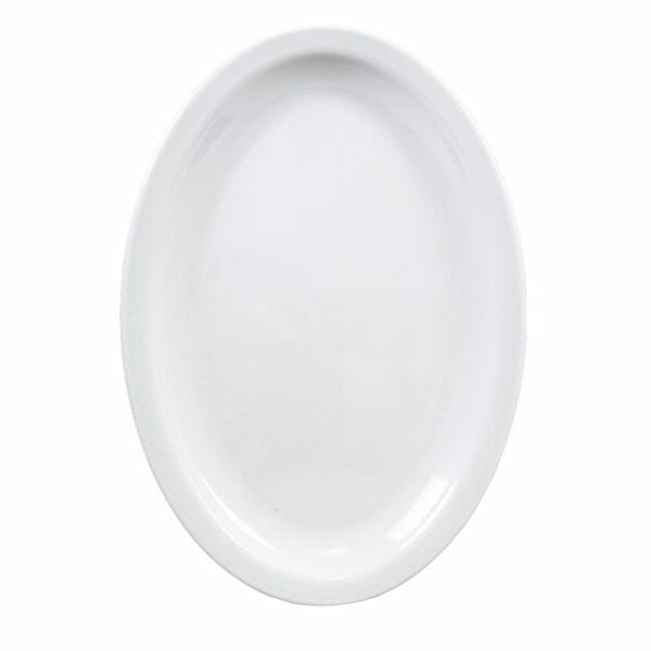 Platos Ovalados Tampiqueño Melamina Blanco 29 cm - Image 2
