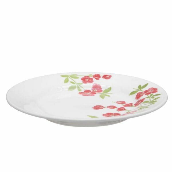 Juego De Platos Trinche 26 Cm Cerámica Decorados - 6 Pzas