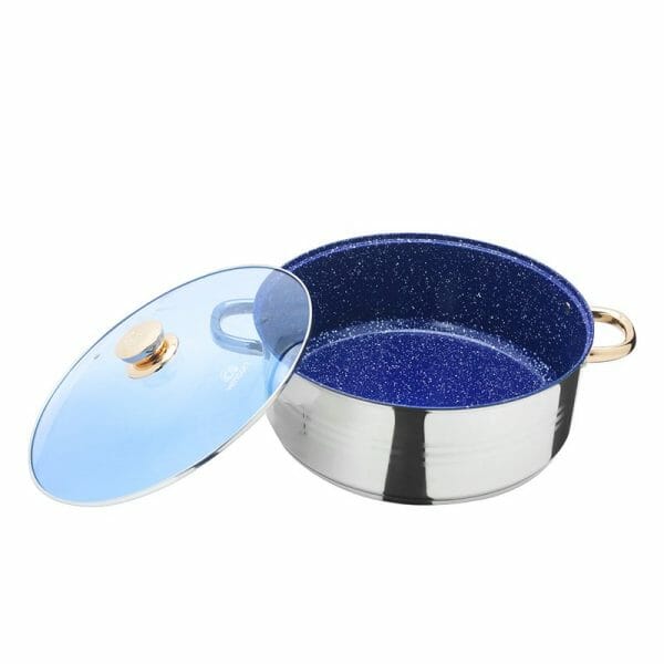 Olla Budinera Con Antiadherente Acero Inoxidable 36 Cm 13 Lt