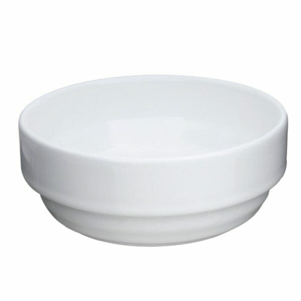 Tazón De Porcelana Blanca Brasileña Restaurante 400 Ml