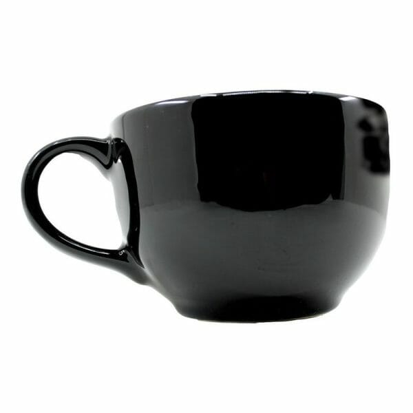 Taza Cerámica Jumbo Grande 740 Ml Negra