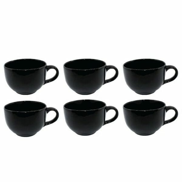 Taza Cerámica Jumbo Grande 740 Ml Negra - Image 2