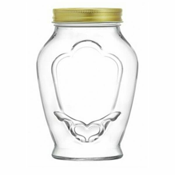 Frasco Conserva De Vidrio Tapa De Metal