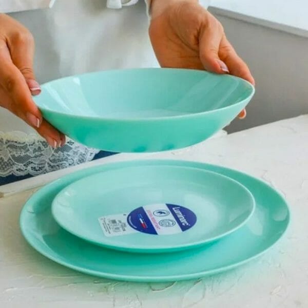 Platos Hondo Sopero Vidrio Opal Diwali 20 Cm Francia - 6 Pzas - Image 2