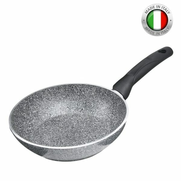 Sartén Hondo Inducción Italiano Antiadherente Granito 20cm