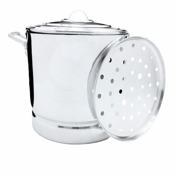 Olla Vaporera De Aluminio Triple Fuerte Grueso 32 Cm 27 Lts - Image 2