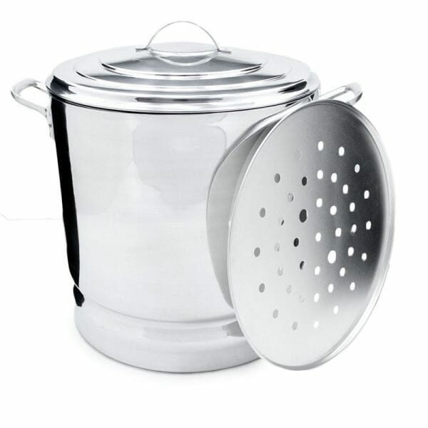 Olla Vaporera Grande De Aluminio Triple Fuerte Grueso 51 Lts - Image 2