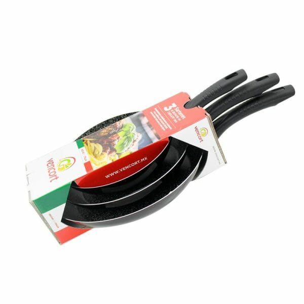 Sartenes Colores Italianos Antiadherente 20,24,28 Cm - 3 Pzas - Image 2
