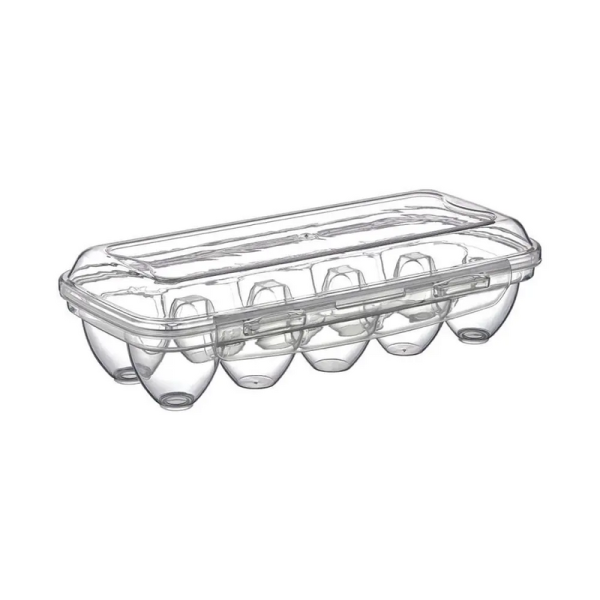 Huevera Cajón Para 10 Huevos Refrigerador Transparente