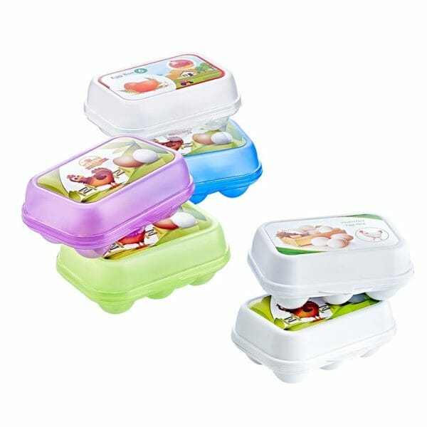 Huevera Caja Organizadora Para 6 Huevos Plástico - 3 Pzas - Image 3
