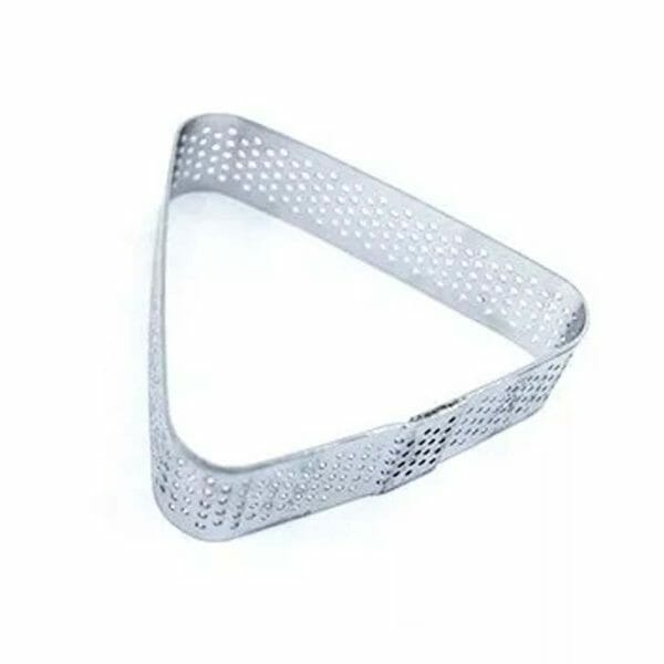 Molde Perforado Triangulo De Acero Inoxidable