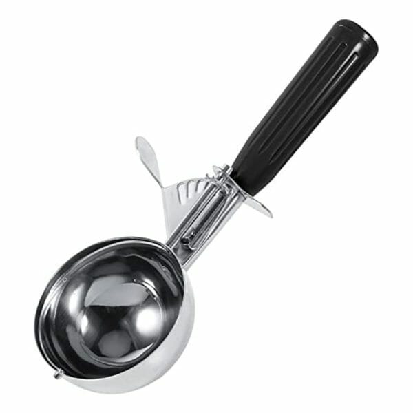 Cuchara Scoop Acero Inoxidable Para Helados Negra #30