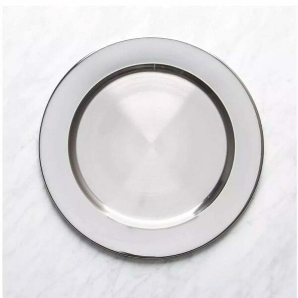 Platos Base De Acero Inoxidable Restaurante Redondo 30 Cm - Image 2