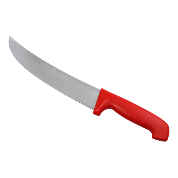 Cuchillo Carnicero 12" Pulgadas Mango Rojo