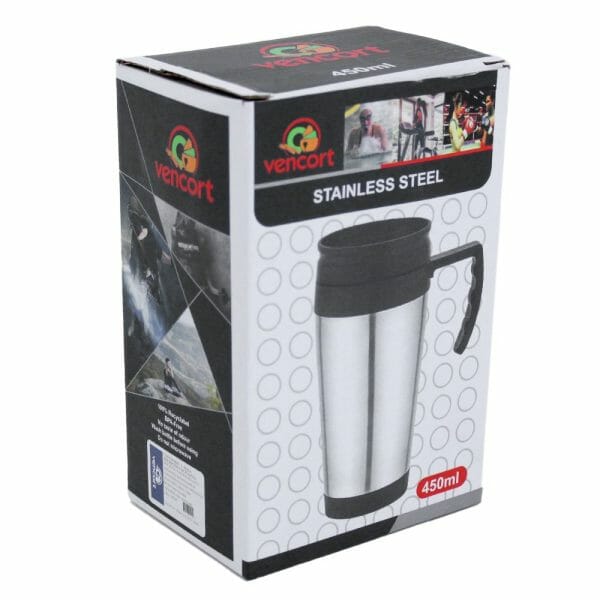Taza Termo Para Café Portátil 400ml Acero - Image 2