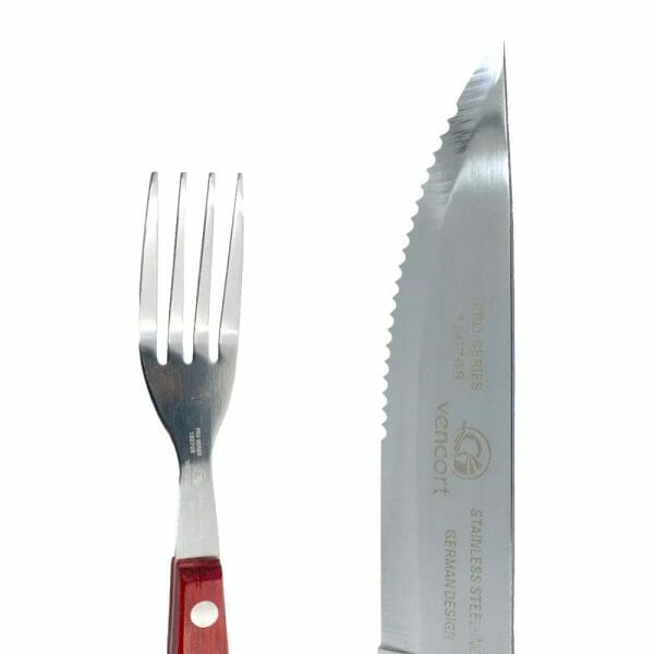Set Cuchillos Y Tenedores Cubiertos Para Carne - Image 2