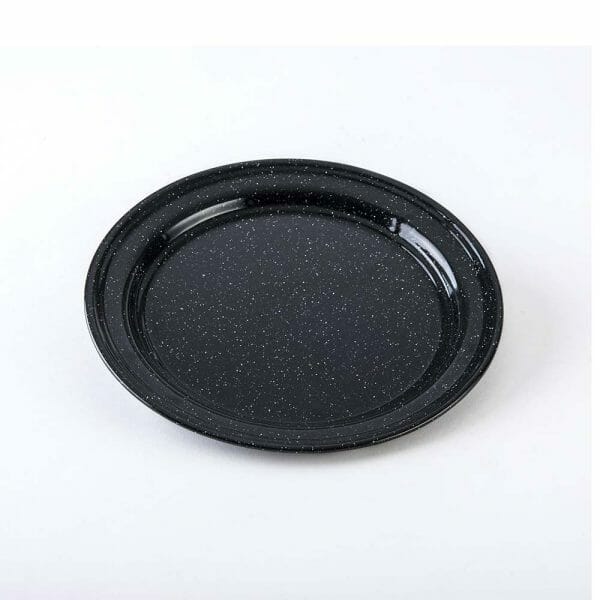 Platos Trinche De Peltre Negro Nevado 27 Cm Cinsa - Image 2