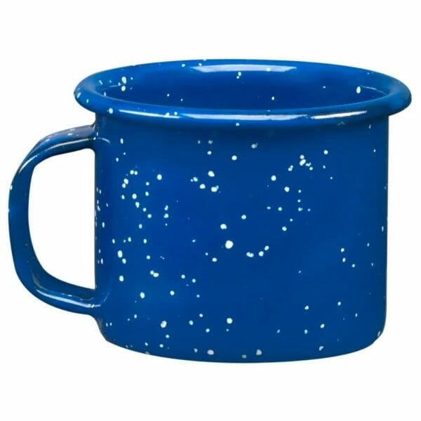 Taza Mezcaleras De Peltre Azul Jaspeado 85 Ml Cinsa