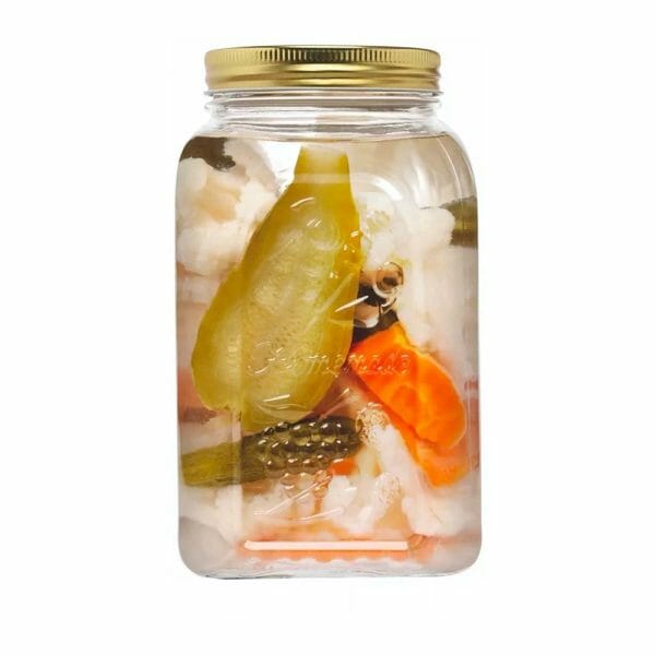 Frasco De Vidrio De 1.5 Litros Con Tapa Metálica Pasabahce - Image 2