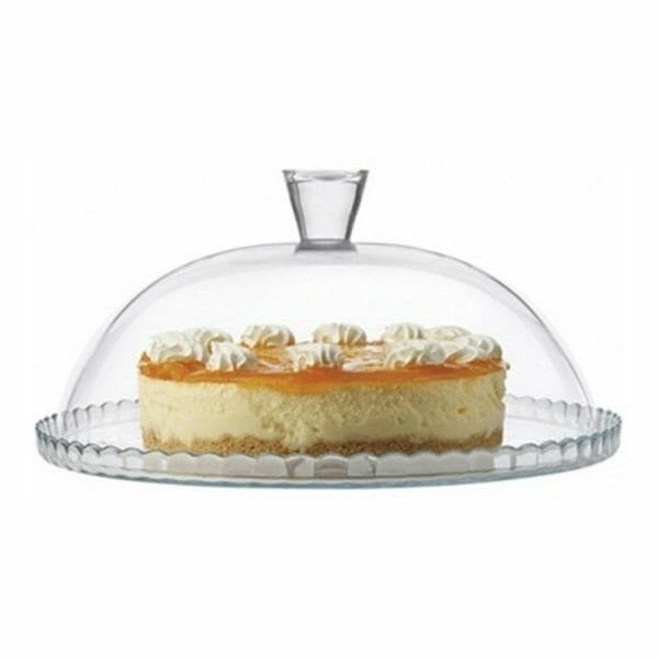 Pastelera Panera De Vidrio Con Domo Para Repostería