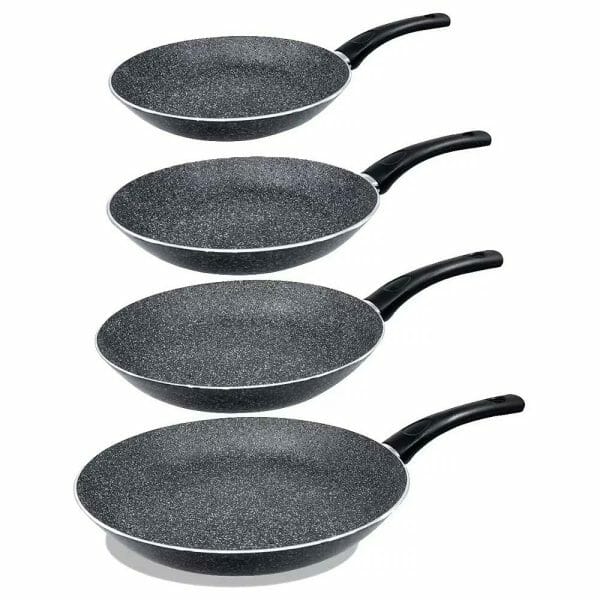 Juego 4 Sartenes Italianos Con Antiadherente 20,24,26,30 Cm