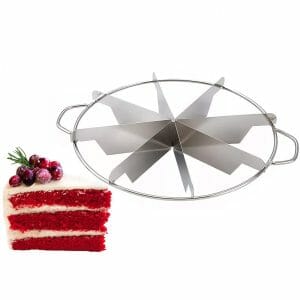 Rebanador de pastel circular de acero inoxidable