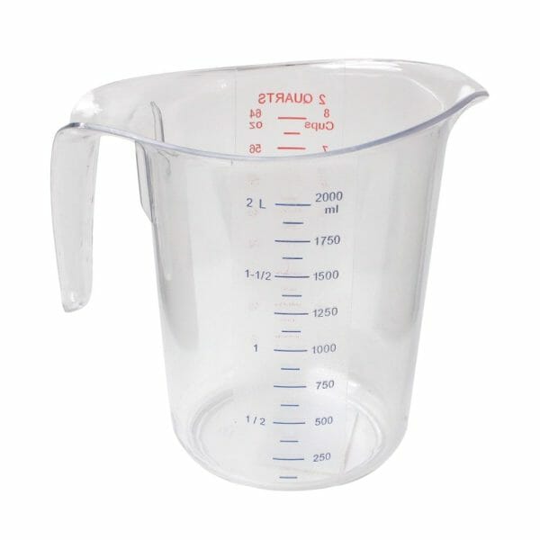 Jarra Medidora Graduada Cocina Repostería 2000 Ml