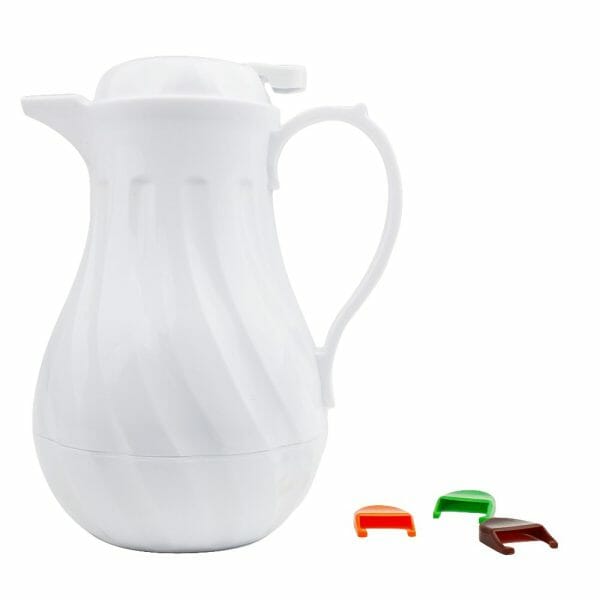 Jarra Blanca Termica Tetera Para Café 20 Oz Vencort