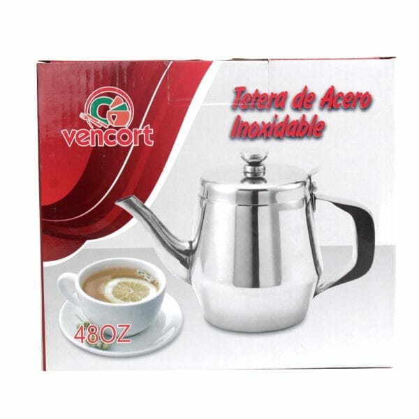 Tetera De Mesa Acero Inoxidable 48 Oz - Image 2