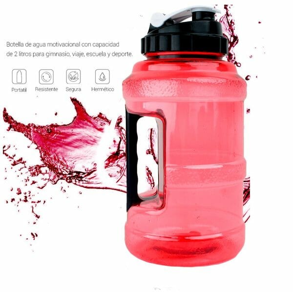 Botella Mini Garrafón 2.7 Lts Gran Capacidad Deportivo Gym