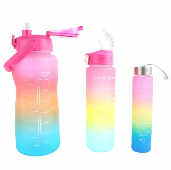 Set 3 Botellas Motivacional Gym Incluye 3 Botellas - Image 7