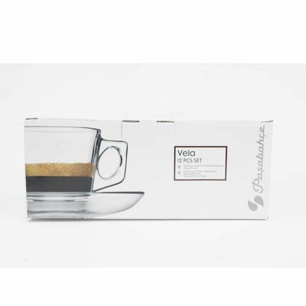 Juego De 6 Tazas Con Plato Vela Para Espresso 80 Ml - Image 2