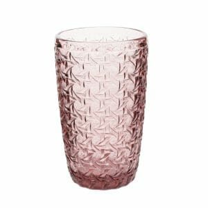 Juego 6 Vasos De Vidrio color Morado de 380ml, compra en Vencort