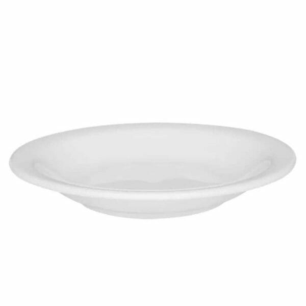 Plato Hondo De Porcelana Blanca 23 Cm - Image 4