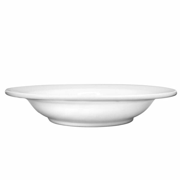 Plato Hondos Pasta De Porcelana Blanca 28.5 Cm