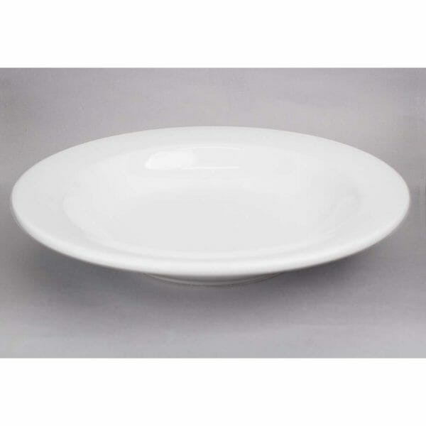 Plato Hondos Pasta De Porcelana Blanca 28.5 Cm - Image 2