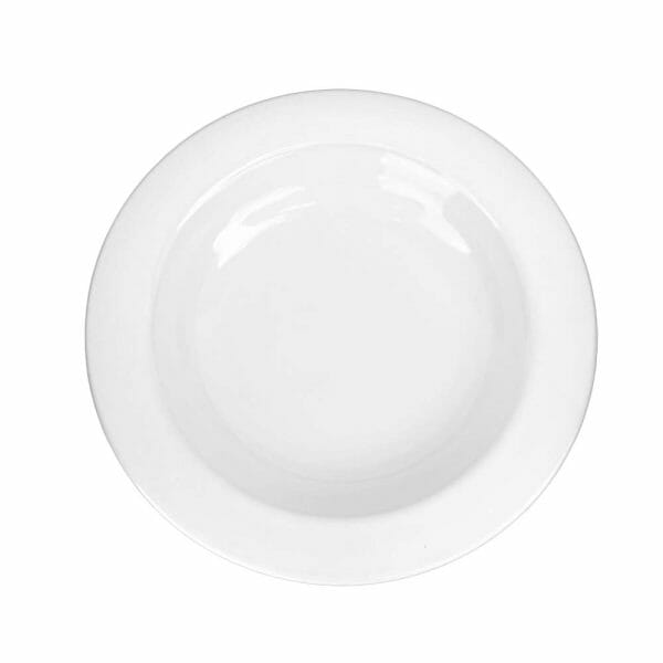 Plato Hondos Pasta De Porcelana Blanca 28.5 Cm - Image 3