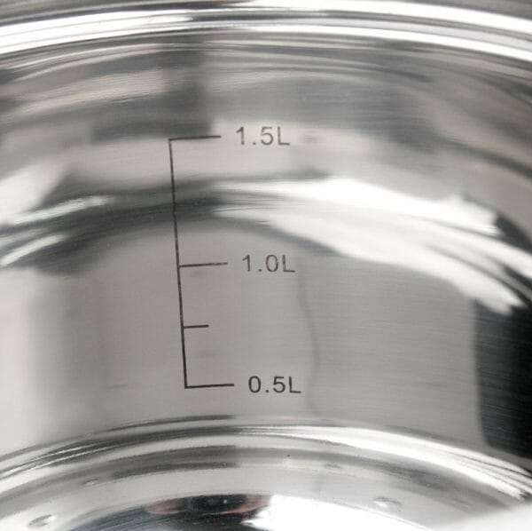 Olla Baja Acero Inoxidable Profesional 16 Cm 2.1 Lts - Image 2