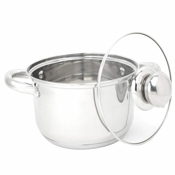 Olla Baja Acero Inoxidable Profesional 16 Cm 2.1 Lts - Image 3