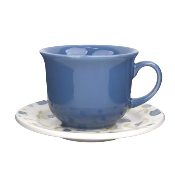 Vajilla Ceramica 4 Personas 20 Pzs Decorado Flores Azules - Image 3