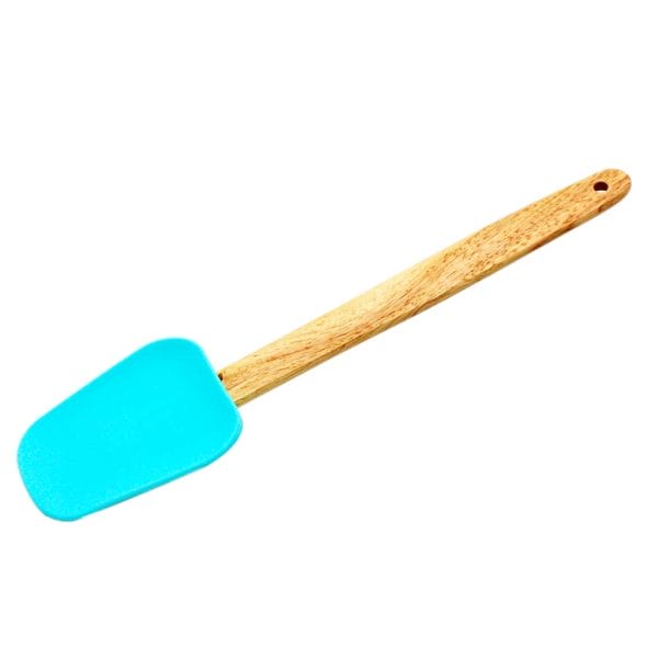 Cuchara Espatula De Silicon Mango De Madera 27 Cm Color Mix - Image 5