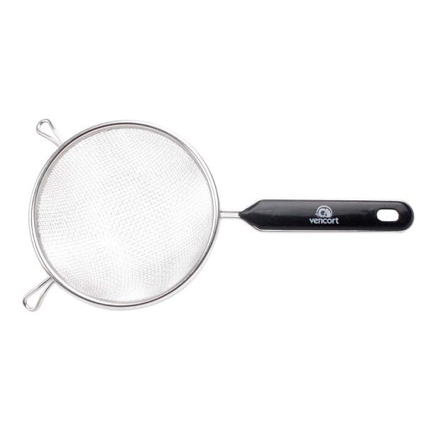 Colador Doble Malla Acero Inoxidable / 14 Cm